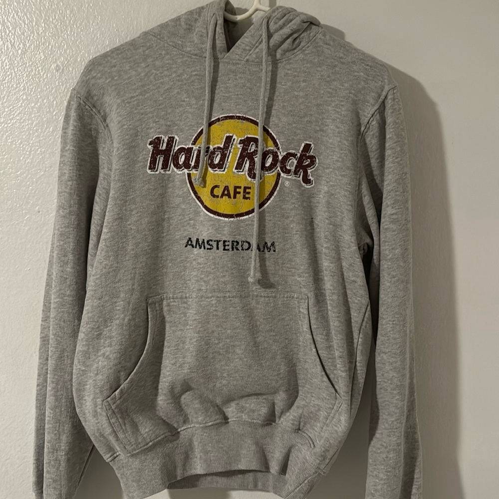 Hard Rock Grey Amsterdam Hoodie